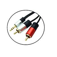 3.5 mm Stereo to 2x RCA Kaliteli AUX Ses Kablosu 5 Metre