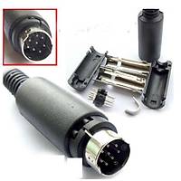 8 Pin Mini Din Ses Sistemi Kablosu 2 Metre