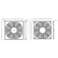 Fan Toz Filtresi - 8 cm