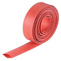 Is ile 2/1 Daralan Makaron 51 mm - Krmz - 25 Metre
