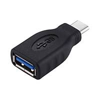 USB Type-C Erkek to USB 3.0 Dişi OTG Aparat - Siyah