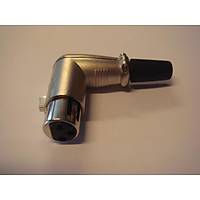 3 Pin XLR Dii Konnektr - 90 Derece