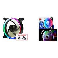 120x120x25 mm 12 Volt 3 Pin+Molex RGB Fan