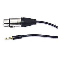 Cep Telefonu Mikrofon Kablosu 3.5 mm TRRS to XLR Dii 2 Metre