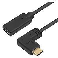 USB 3.1 Type-C 90 Derece Uzatma Kablosu 1.8 Metre