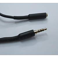 3.5 mm Stereo 4 Boumlu (TRRS) Siyah Uzatma Kablosu 5 Metre