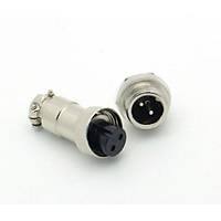 M12 2 Pin Konnektr Erkek+Dii