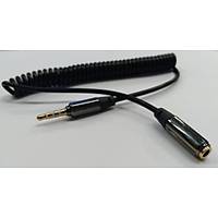 3.5 mm TRRS Stereo Kaliteli Helezon Uzatma Kablosu 1.3 Metre