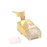 Cat. 7 RJ45 Network Konnektr Gold