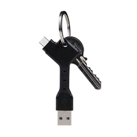 Tanabilir Android Micro USB arj+Data Kablosu - Siyah