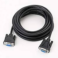 RS232 Seri Kablo - 9 Pin - Dii - Dii - 4 Metre - Siyah