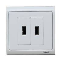 Sva st 2 Port USB 2.0 Duvar Prizi - Klemensli