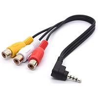 3.5 mm Stereo to 3 RCA Dii AV Adaptr