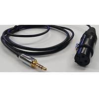 3.5 mm Stereo to XLR Dii Kaliteli Kamera Mikrofon Kablosu 3 Metre