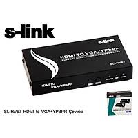 S-link - SL-HV67 - HDMI to VGA+YPBPR Çevirici