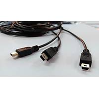 Mini USB Kaliteli Kablo 1.8 Metre - 10 Adet
