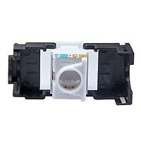 RJ45 Cat. 6 Kapakl Siyah Keystone 180 Derece