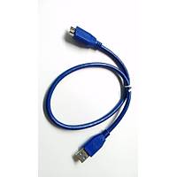 USB 3.0 Harici Disk Kablosu - 50 cm - Mavi