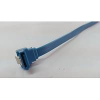 SATA Klipsli 90 Derece DATA Kablosu Mavi 50 cm