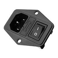 Sigortal Anahtarl C14 Erkek ase Tipi Power Soket - Vidal