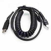 El Tipi Barkod Okuyucu USB Kablosu Motorola Symbol Spiral