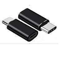 USB Type-C Erkek - Apple Lightning Dii evirici - Siyah