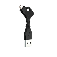 Tanabilir Android Micro USB arj+Data Kablosu - Siyah