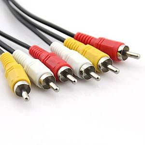 3x RCA to 3x RCA Ara Ba�lant� Kablosu 5 Metre