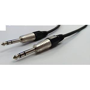 6.3 mm Erkek - Erkek Stereo TRS Kablo 1 Metre