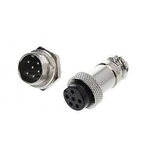 M16 6 Pin Konnekt�r Erkek+Di�i