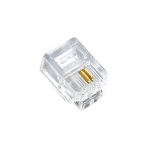 6P/2C RJ11 Telefon Plug - 100 Adet