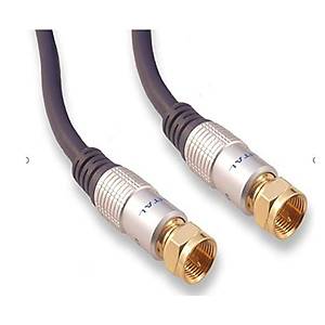 F Erkek - F Erkek Kaliteli Uydu Anten Kablosu - 5 Metre