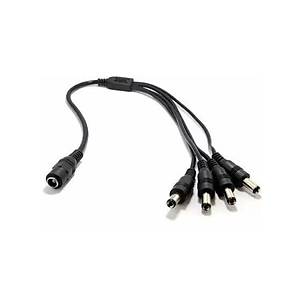 DC 5.5x2.5 mm 1 Erkek - 4 Di�i Adapt�r Ucu �oklay�c�