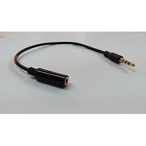 3.5 mm Stereo 4 Bo�umlu (TRRS) Uzatma Kablosu 20 cm