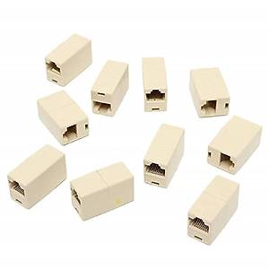 8P/8C RJ45 Di�i - Di�i Birle�tirici Ara Aparat - 5 Adet