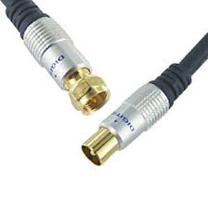 F Erkek - Anten Erkek Kaliteli Uydu Anten Kablosu 1.5 Metre