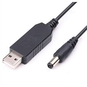 USB 5 Volt Giri� - DC 5.5x2.5 mm 12 Volt ��k�� �evirici