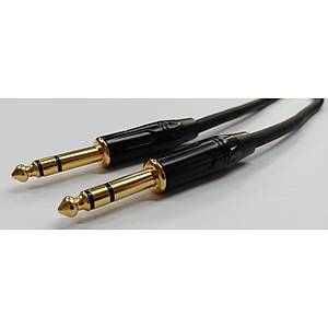 6.3 mm Erkek - Erkek Stereo TRS Kaliteli Kablo 2 Metre