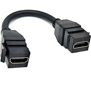 HDMI Di�i - Di�i Siyah Keystone Ara Kablo - 20 cm