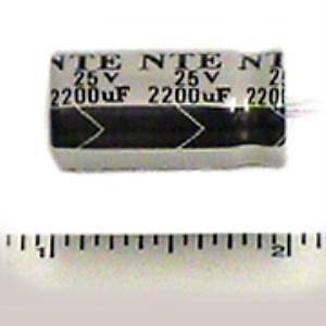 25 Volt 2200uF Kondansat�r - 10 Adet