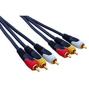 3 RCA Video+Ses Kablosu 15 Metre
