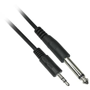 3.5 mm Stereo to 6.3 Mono Kablo 1.5 Metre