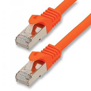 Cat. 7 Kaliteli Network Patch Kablo 10 Metre - Turuncu