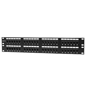 Cat. 6 48 Port Patch Panel