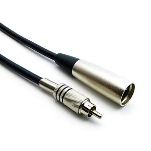 1x RCA to 1x XLR Erkek Mono Ses Kablosu 3 Metre