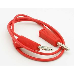 Banana Kablosu K�rm�z� + Siyah 1 Metre