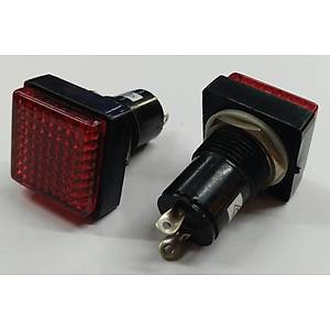 19 mm 220V K�rm�z� LED Sinyal Lambas�