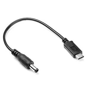 DC 5.5x2.5 mm Erkek - USB Type-C Erkek Kablo - 20 cm 