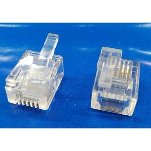 6P/6C Yandan Mandall� RJ-11 Konnekt�r