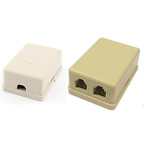 �ift ��k��l� RJ11 Telefon Kutusu